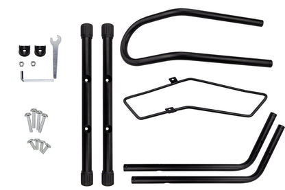 MEGHNA Bicycle Stand Professional Floor Free-standing Stand Adjustable Bike Parking Stand for all bikes 16''-29'' Mountain Bike Road Bike MTB Black
