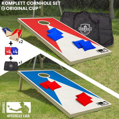 Official Cornhole® | American Cornhole | Easy to transport | Official dimensions | Premium Quality | Outdoor and beach game | OriginalCup®