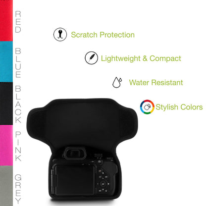 MegaGear MG1531 Nikon Coolpix P1000 Ultra-light camera case made of neoprene - Black