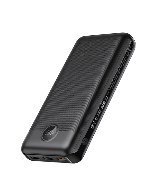 VEGER Power Bank 30000mAh, 20W PD External portable chargers Fast Charging Power Bank USB C, battery pack External Battery with LED Display, 4 Outputs and 2 Inputs Compatible with iPhone, iPad, Tablets, etc.