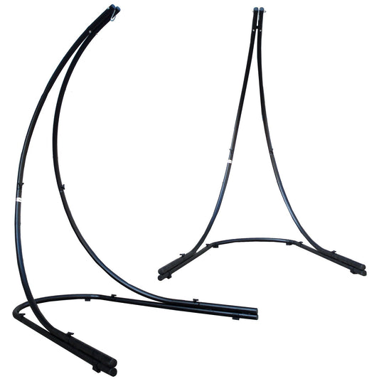 AMANKA Up to 150kg: 210cm Hanging Chair Stand Outdoor - XL Stand for Hanging Chair - Balcony Stand for Bean Bag Garden Hanging Chair Stand for Hanging Seat Hanging Basket Stand for Hanging Chair