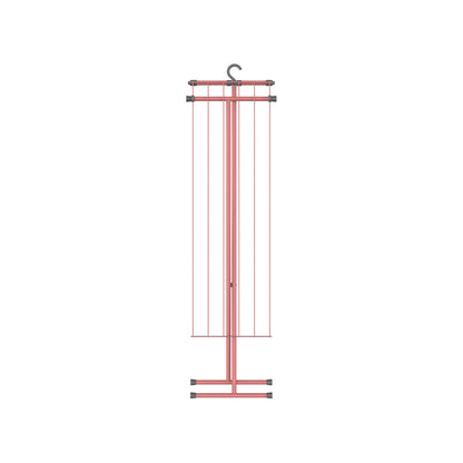 Tube clothes dryer Compact Rose – storage hooks - practical and sturdy - space-saving - 90x32x83 cm - 5.5 m drying area - Quality from Sweden's strongest clothes drying brand.