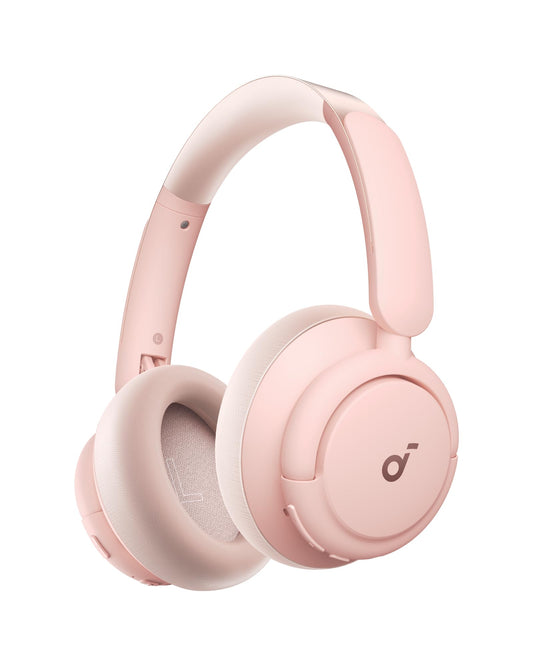 Soundcore by Anker Q30 Bluetooth Headphones, Hybrid Active Noise Cancellation, Customizable Modes, Hi-Res Sound, EQ in App, 40h Battery, Comfortable Fit, Connects to 2 Devices (pink)