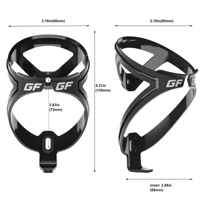 GEMFUL Drink holder for bike with 750ml BPA-free water bottle for MTB Racing Bike 4 pieces