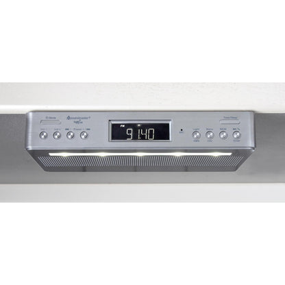 Soundmaster Highline UR2045SI kitchen radio under-cabinet radio DAB+ FM-RDS alarm clock equalizer LED Bluetooth
