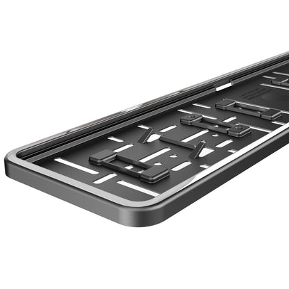 License plate holder constant frame license plate bracket car license plate holder in chrome look license plate bracket vehicle license plate holder car license plate 2 pieces