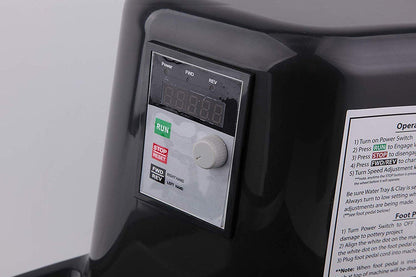 Airgoo Pottery Wheel Ceramics Clay Machine AG-60 250W Electric Machine with Independent Pedal DIY Ceramic Form Tool Ceramic Wheel Machine