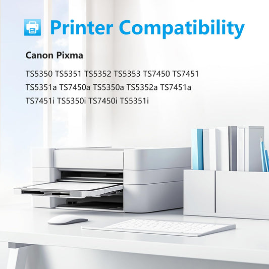 BunToner PG-545 546 XL Compatible ink cartridges for Canon printers 545 546 XL Multipack for Canon Pixma MX495 TR4550 cartridges for Canon TR4551 TS3150 ink cartridges (Black, Color, 2-Pack)