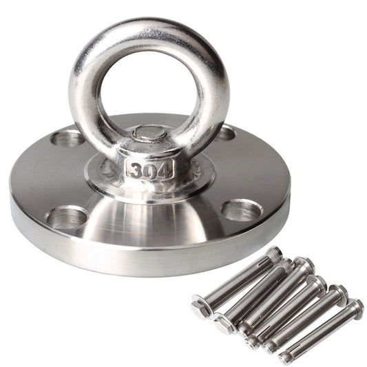TSSS Heavy Duty Ceiling Hook, 304 Stainless Steel, up to 500kg static weight capacity. Ceiling mount for hanging chairs/hammocks/punching bags with anchor bolt.