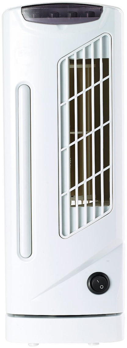 Sichler Household Appliances Bladeless Fan: Table Tower Fan VT-130.T with 90° oscillation, 3 speeds, 25 W (Tower fan, bladeless fan, cooler)