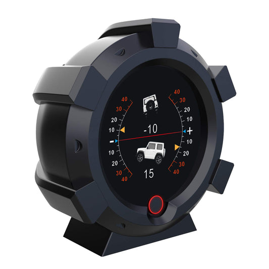 MOTOCOCHE GPS Inclinometer Digital Car - DC5-28V Analog Vehicle Inclinometer Speedometer Off-road for all vehicles (satellite positioning)