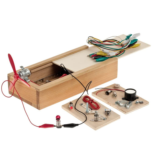 matches21 HOME & HOBBY Electric Construction Kit DIY Wooden Craft Set for Kids aged 9 and up Kit