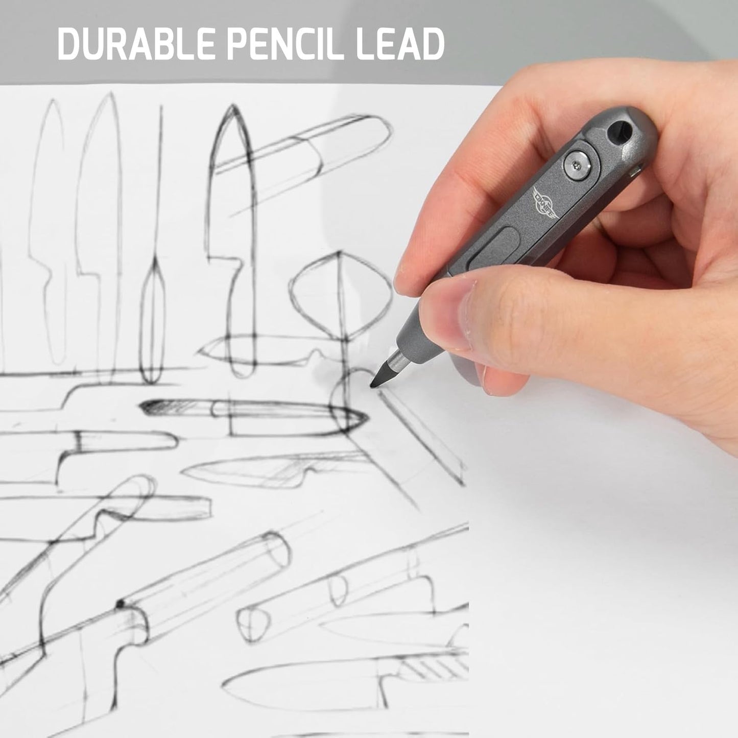 OKNIFE Oracle D1 Titanium Multi-Bit Screwdriver, 8 in 1 Mini Screwdriver Set Magnetic Repair EDC Multitool for Computer Glasses Daily Household Use.