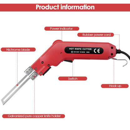 InLoveArts 100W Styrofoam Cutter Styrofoam Cutting Tool Hot Wire Cutter up to 500°C fast heating 100mm cutting depth (EU 220V)