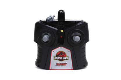 Jurassic Park RC Jeep Wrangler 1:16, RC car, RC toy, RC car for children, known from the movie series.