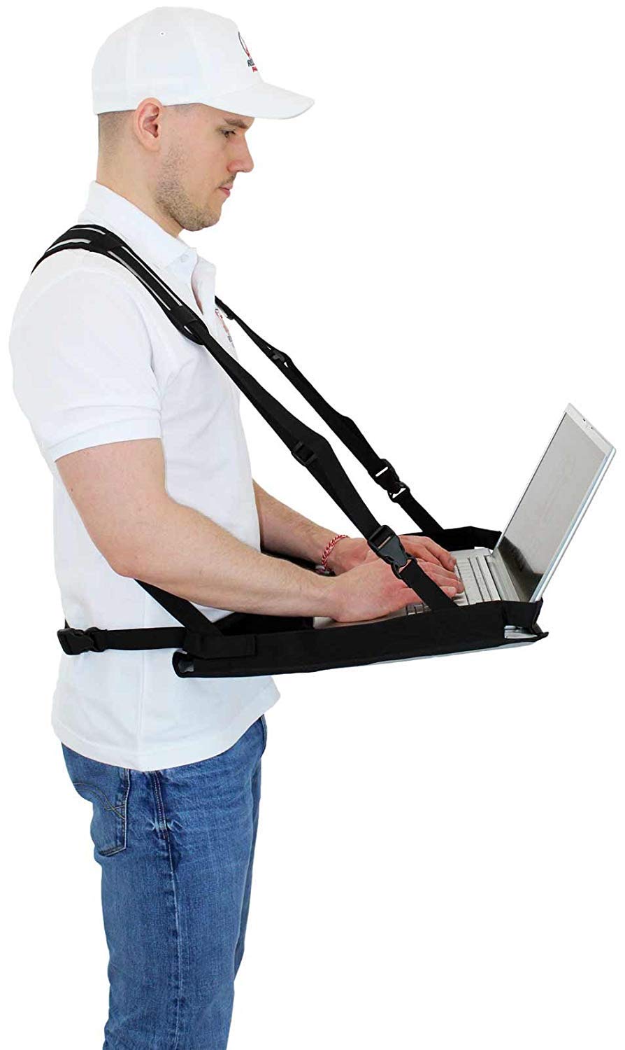 Laptop supporter inventory notebook tablet supporter laptop belly fanny pack laptop holder
