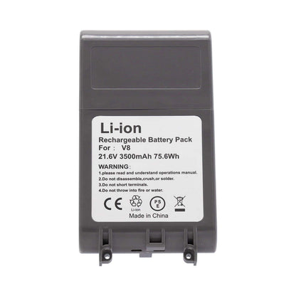 Abakoo 3500mAh 21.6V replacement battery for DYS V8, SV10 battery, lithium-ion battery for V8 Absolute Animal Motorhead cordless vacuum cleaner.