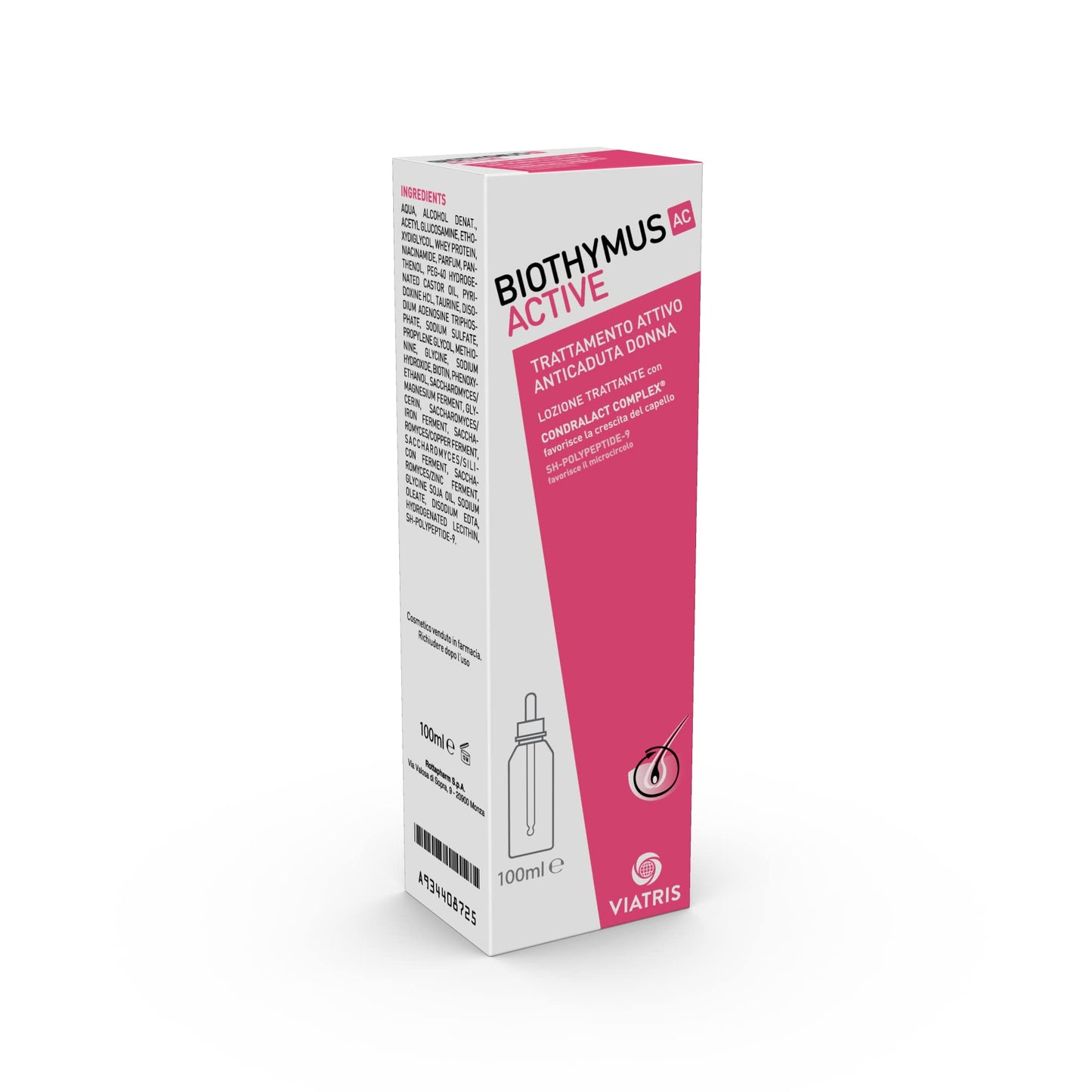 Biothymus Active Donna lotion against hair loss for women, active treatment, for brittle hair, 100 ml