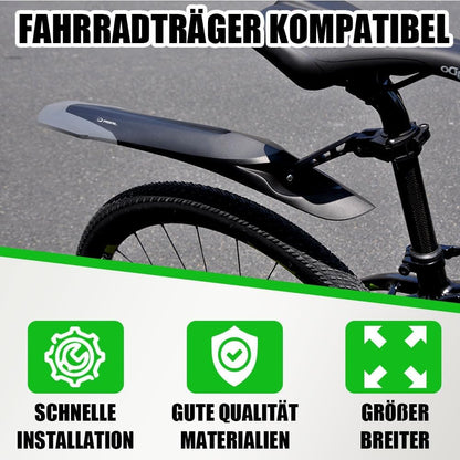 RBRL Bicycle Mudguard Set [24-29 Inches] - Universal Quick Release Bike Fenders, Mountain Bike, MTB Clip-On Mudguards for Protection against Splash Water & Dirt