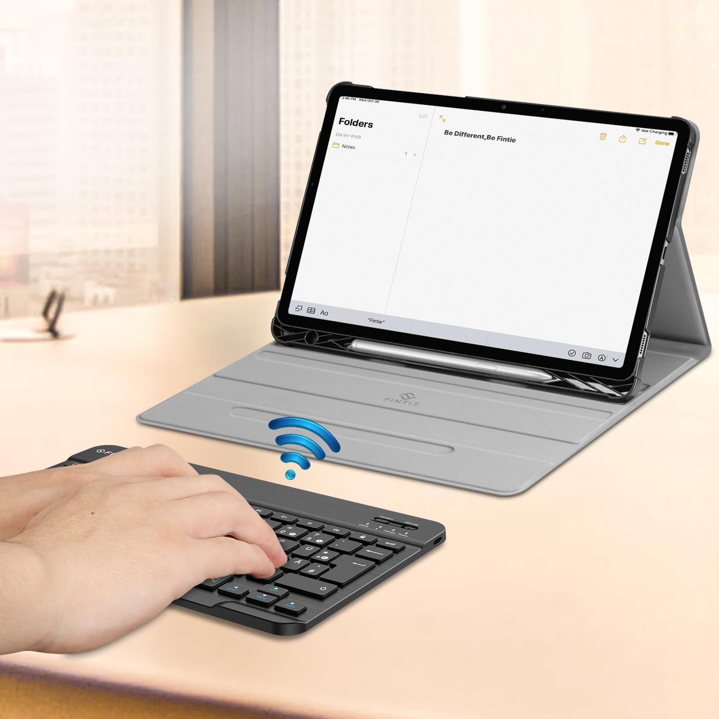 FINTIE Keyboard Case for Samsung Galaxy Tab S8 11 Inch 2022/ S7 11 Inch 2020 Tablet, Keyboard Cover with Magnetic Detachable German Bluetooth Keyboard, Black