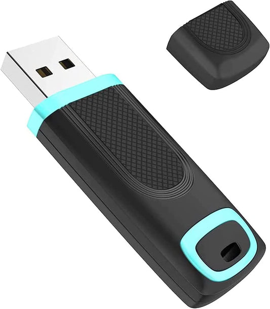 128GB USB 3.0 Flash Drive, Vansuny High Speed USB Stick with LED Indicator for PC/Laptop/Car Audio/Smart TV (128GB, Cyan)