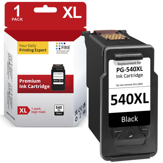 Inkwood 540XL Black Compatible for Canon Printer Cartridges 540, Canon PG 540 XL for TS5150 Printer Cartridges, for Canon Pixma TS5151, MG3650, MG3650s, MG4250, MG3600, MX475, MX535 Cartridges