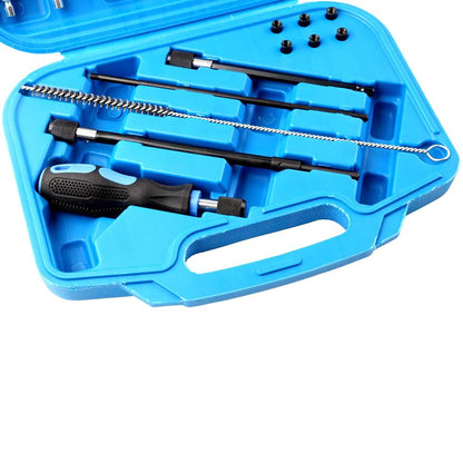 aleto 19 part INJECTOR SEAT SEALING TOOL INJECTOR SHAFT CLEANING Set