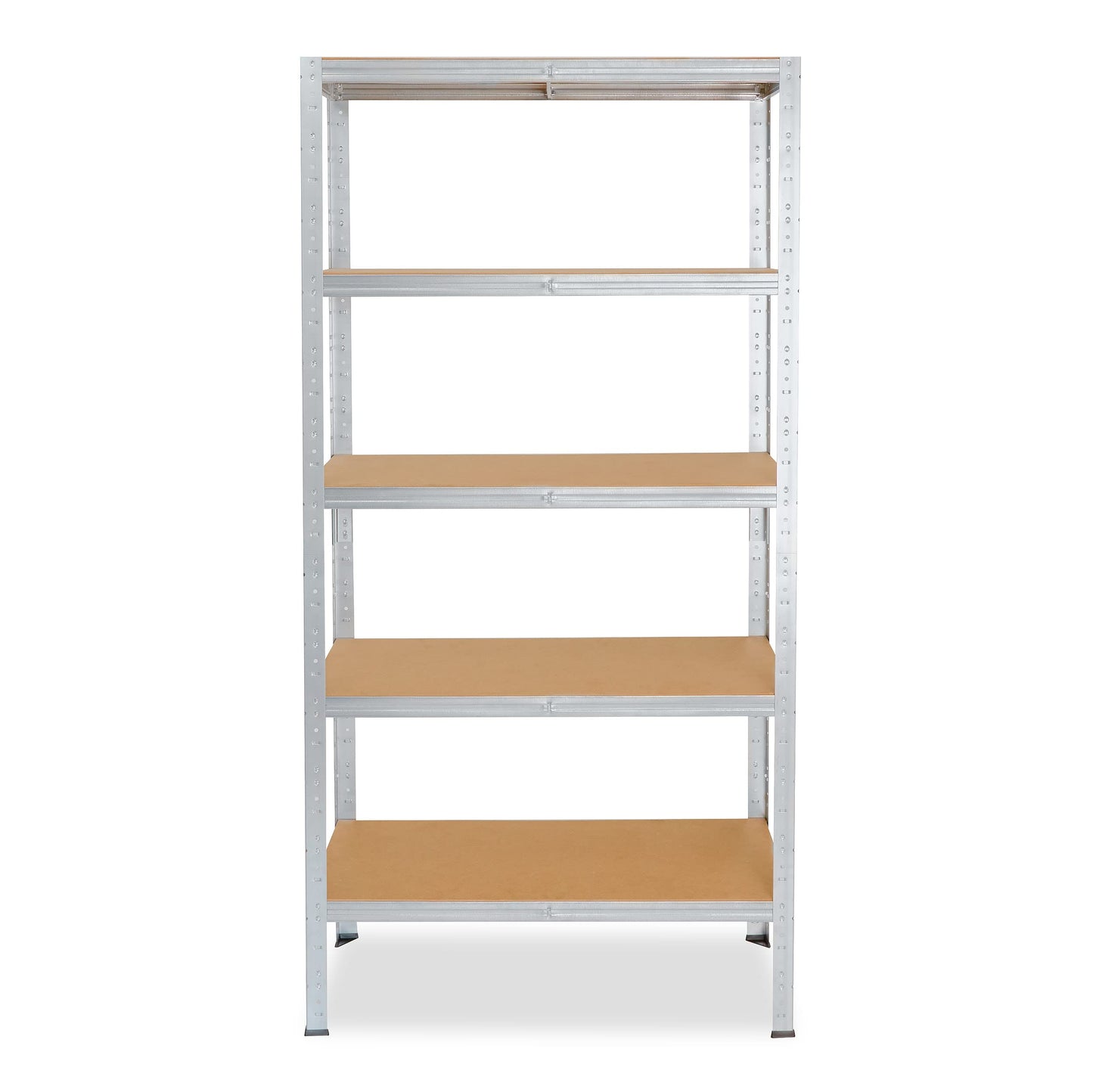 shelfplaza® 200x45x50cm HOME Heavy Duty Shelf galvanized/metal shelf with 5 shelves/cellar shelf metal, garage shelf, workshop shelf or shelf storage shelf/shelving unit metal with 175kg load capacity
