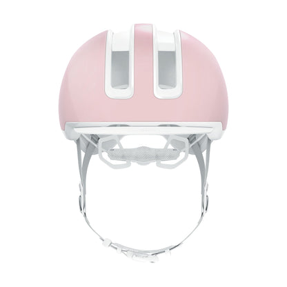 ABUS Urban Helmet HUD-Y - with magnetic, rechargeable LED rear light & magnetic closure - Cool everyday bike helmet - for men and women