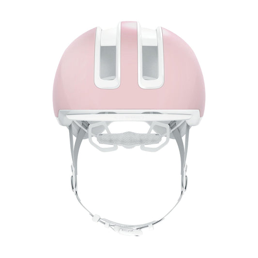 ABUS Urban Helmet HUD-Y - with magnetic, rechargeable LED rear light & magnetic closure - Cool everyday bike helmet - for men and women