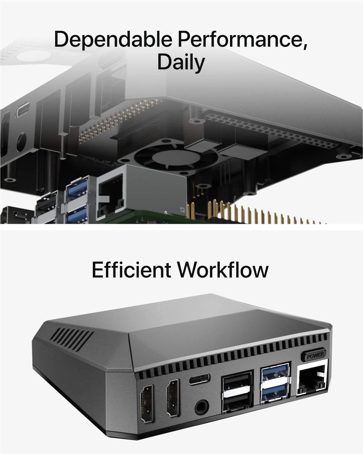 Argon ONE Case for Raspberry Pi 4