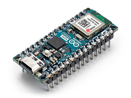 Arduino Nano ESP32 with Headers [ABX00083] - Compact board with ESP32 microcontroller, WiFi and Bluetooth, perfect for IoT projects, automation, and connected applications with Arduino IDE.