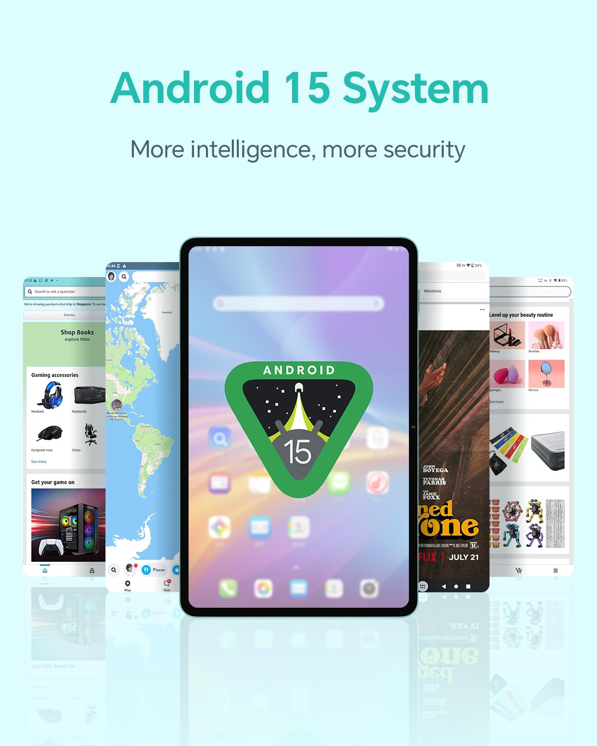 ODEA Tablet 12 inch Android 15, A12 Tablets 2K (2000x1200) Big Display, 8000mAh, T606 Octa-Core, 12GB RAM 128GB ROM (2TB TF), 13MP+8MP, GPS, Widevine L1, GMS, 5GHz WiFi, BT5.0 [2025]