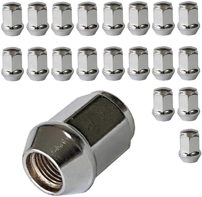 20 wheel nuts cone seat closed M12x1.25 HEX19 compatible with Suzuki, Lada