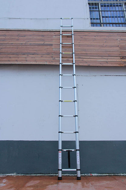 Multipurpose ladder 5m telescopic ladder aluminum folding ladder non-slip extendable sturdy step ladder 150 kg/330 lbs capacity