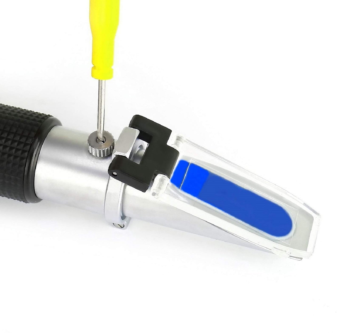 HHTEC Winemaker Refractometer 0-190 Öchsle 0-44 Brix (sugar) 0-38 KMW Öchslemeter with ATC for measuring sugar content for making wines with instruction manual in German