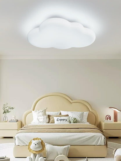 FANLG Ceiling Light Kids Room 40cm, dimmable LED Ceiling Lamp with Remote Control With night light function Cloud Ceiling Light for Bedroom, Living Room, Kids Room