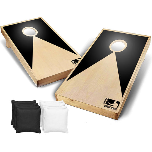 Original Cornhole® Official Game | American Cornhole Game with LED lights | Official Size | 100% Wood | 2 boards + 8 bags + 1 Protective Cover | OriginalCup®