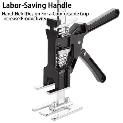 MUXHEL 2-pack 38cm Labor-saving Arm, 240KG height adjuster, lifting height 25cm, arm hand tool lifter with scale, manual lifting tool, labor-saving lift platforms, lifting device, doors and wood panels