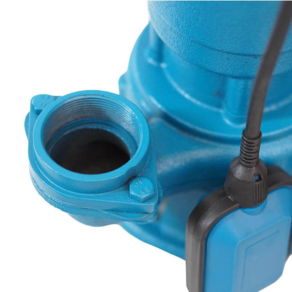 1500W WEISBACH PROFESSIONAL CTR Powerful submersible sewage pump Dirty water pump with shredder and float switch 24000L/h + 2" storz coupling + 20m C hose
