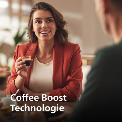 Philips Senseo Original Plus Coffee Pod Machine, Coffee Strength Selection, Coffee Boost Technology, Recycled Plastic, Peacock Blue (CSA210/00)