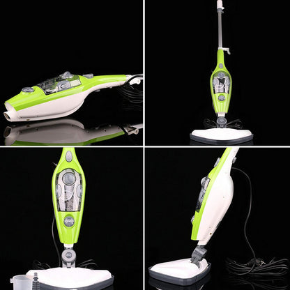 10-in-1 Steam & Clean vacuum and steam cleaner, 1500W steam mop, 350ml water tank capacity, 11 accessories, Kills and eliminates 99.9%* of viruses, germs, and bacteria.