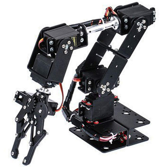 Robot arm kit, robotic arm, 6DoF robot, mechanical arm, gripper claw, kit, DoF manipulator, industrial robot parts