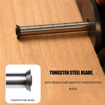 Vislone scribing tool, DIY wood dual-purpose scribing tool for drawing lines and arcs, multifunctional aluminum alloy scribe tool (Type 1)