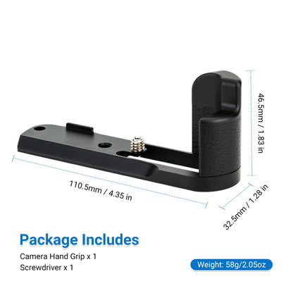 JJC Metal Hand Grip Secure grip for Sony RX100 VI VA V IV III II DSC-RX100VI RX100V RX100IV RX100III RX100II RX100 RX100M6 RX100M5A RX100M5 RX100M4 RX100M3 RX100M2 cameras