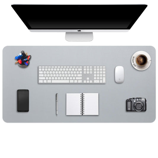DOBAOJIA Large Desk Pad XXXXL, Desk Mat, Desk Pad, Desk Protector, Writing Pad, for Laptop/Keyboard/Mouse, PU Leather Waterproof + Suede Non-slip 120 x 43cm