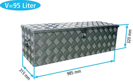 Truckbox D100 + MON 2012 mounting kit, toolbox, hitch box, transport box