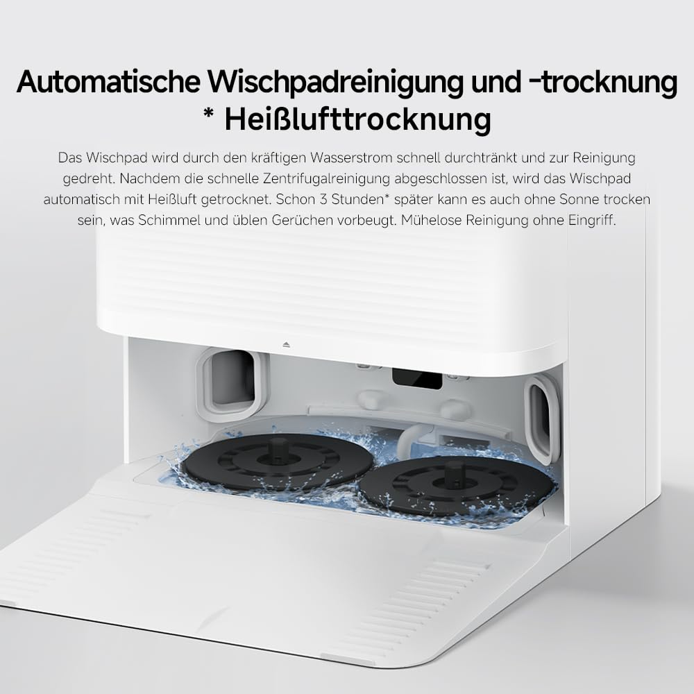 Xiaomi Robot Vacuum X20 Pro - 7000 Pa suction power, dual mop system, 75 days dustbin capacity, 4 cleaning modes, and 5200mAh battery for thorough and smart household cleaning.
