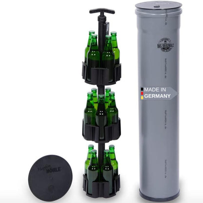 HopfenHöhle - The Original! (No elevator) I Outdoor Ground Beer Cooler I Up to 15 Different Bottles (0.33/0.5 l) I Easy Installation I Robust Materials I Incl. Game