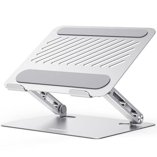 UGREEN Laptop Stand Adjustable Folding Laptop Stand Ergonomic Ventilated Notebook Stand Compatible with MacBook Air, Pro, Dell All Laptops 10-17.3"